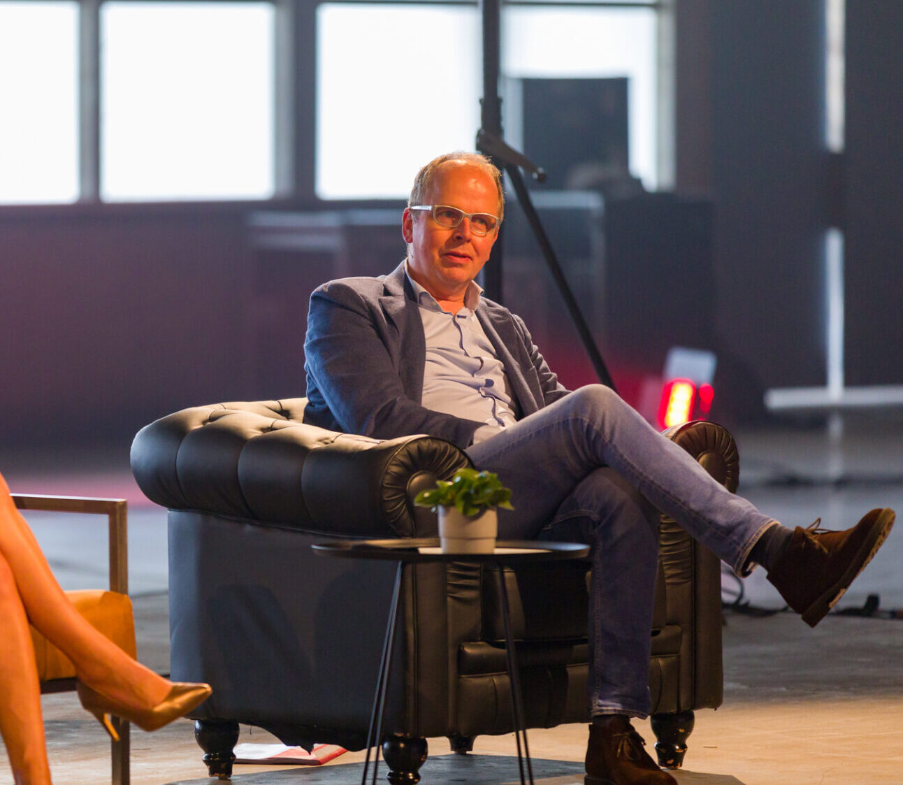 Marco de Jong als jurylid bij de Young Business Award.