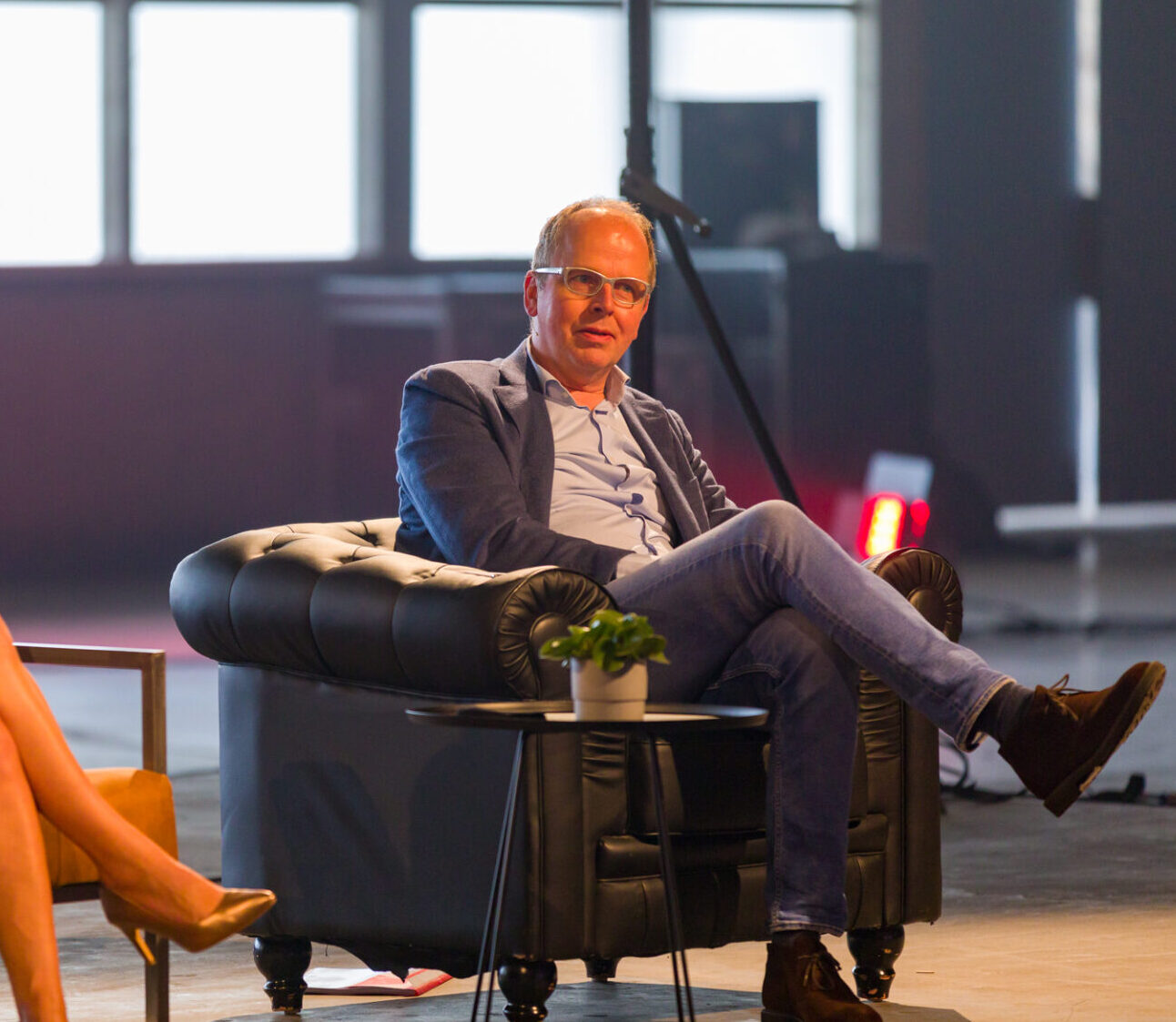 Marco de Jong als jurylid bij de Young Business Award.