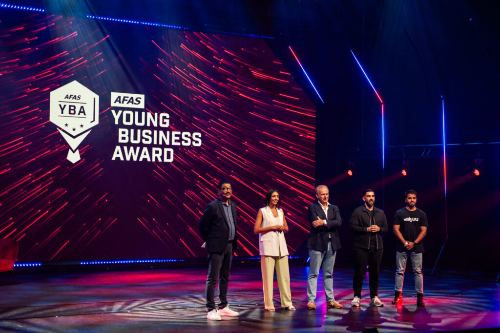 De founders van Reliving, Marcel’s Green Soap en Valyuu staan als deelnemer in aflevering 2 van de AFAS Young Business Award.